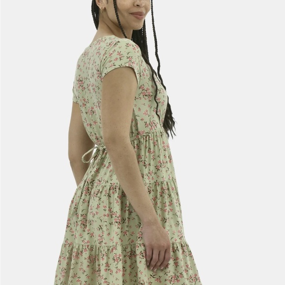 Buttery Soft Floral Mini Dress - Picture 3 of 4